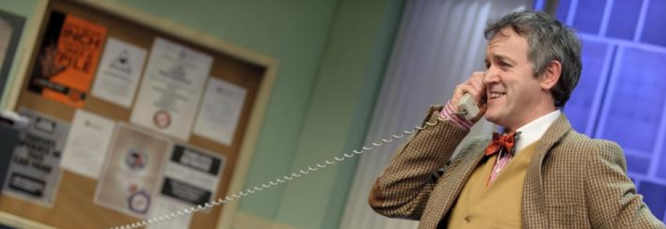 Jack Lord in Accidental Death of an Anarchist at Oldham Coliseum Theatre, 2014. Photo © Joel C Fildes