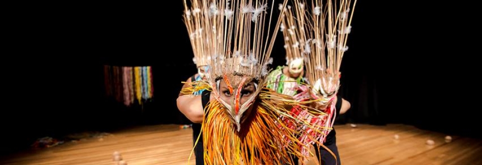 Winds of Woerr choreographed by Torres Strait Islander artist Ghenoa Gela, Produced with support from Pippa Bailey, Performing Lines. © Gregory Lorenzutti