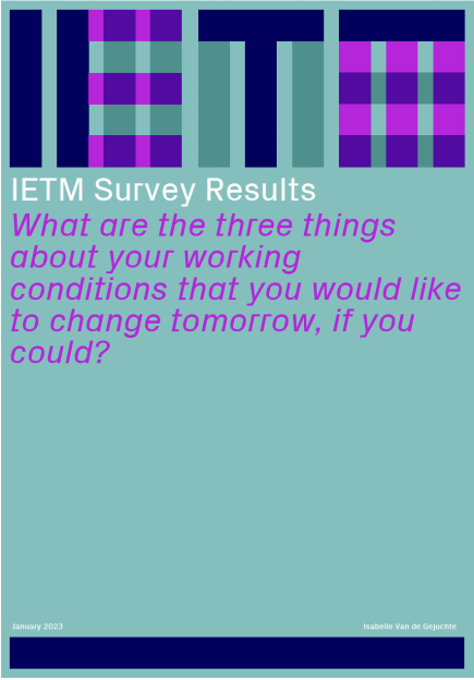 What are the three things about your working conditions that you would like to change tomorrow, if you could?