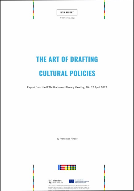The art of drafting cultural policies