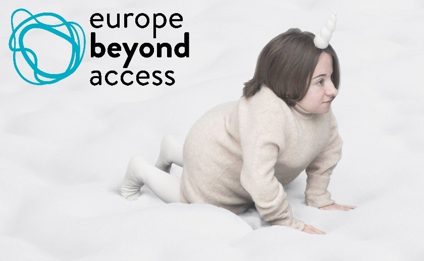 Chiara Bersani's Gentle Unicorn Picture of Chiara Bersani's Gentle Unicorn next to the Europe Beyond Access Logo