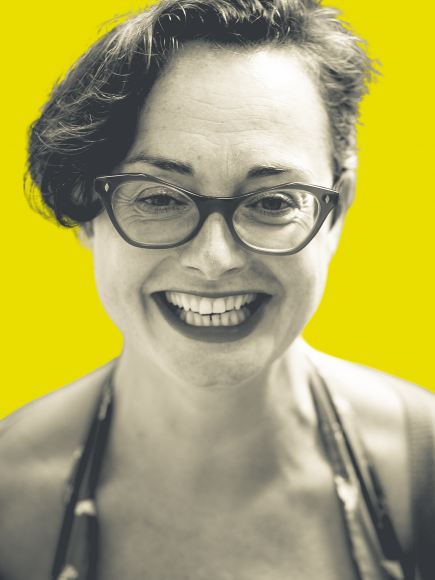 Profile picture of Cathie Boyd on yellow background