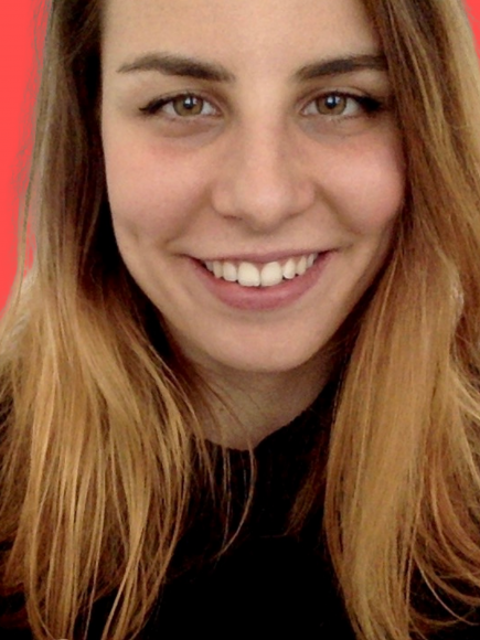 Profile picture of Francisca Salgueiro on orange background
