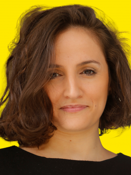 Profile picture of Geoliane Arab on yellow background