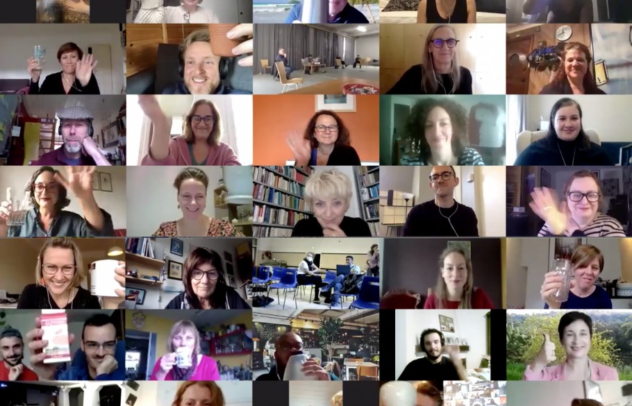 Screenshot of participants of the online IETM Multi-location 2020