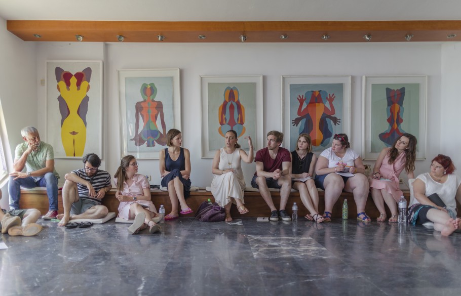 Participants of the IETM Campus Eleusis 2019
