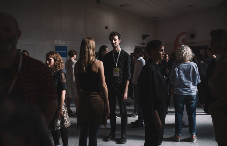 Picture of participants of IETM Rijeka 2019 in a networking session
