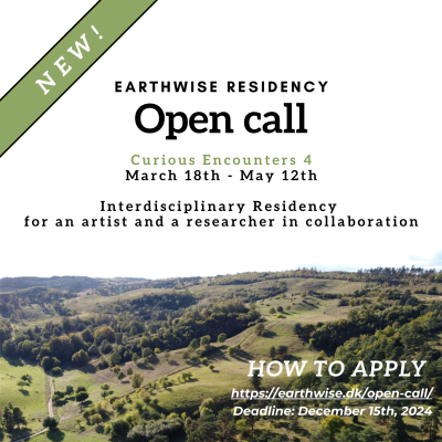 New open call for spring residency! Open Call. Curious Encounters 4: Interdisciplinary Residency for an artist and a reseacher in collaboration (March 18th - May 12th 2025)