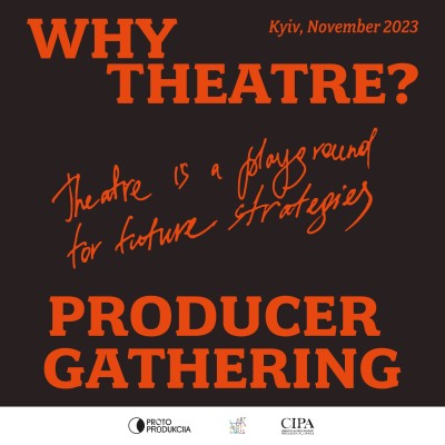 cover of publication: Why Theatre? Kyiv Producer Gathering November 2023