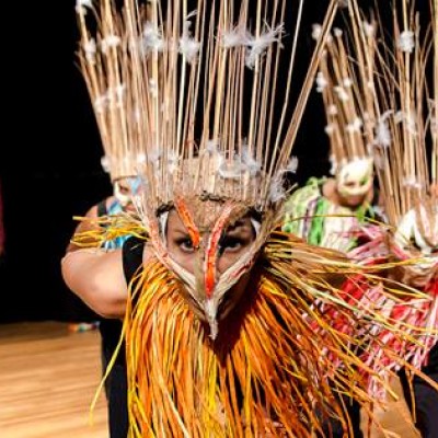 Winds of Woerr choreographed by Torres Strait Islander artist Ghenoa Gela, Produced with support from Pippa Bailey, Performing Lines. © Gregory Lorenzutti