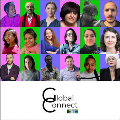 Collage of the Global Connectors profile picture above the Global Connect logo