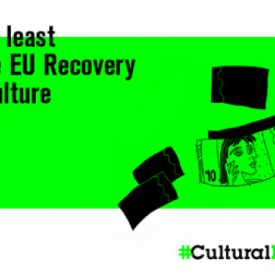 Cover of the #CulturalDealEU campaign