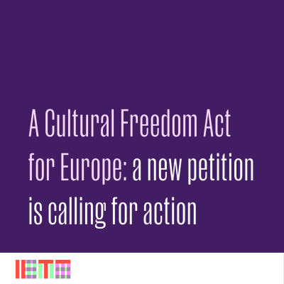 A Cultural Freedom Act for Europe: a new petition is calling for action